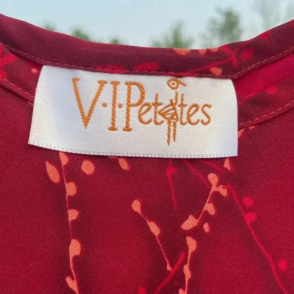 Red maxi dress tank style sleeveless lined sz 14 lined - Picture 4 of 11